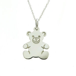 TIFFANYCo Tiffany Bear Pendant Necklace Silver